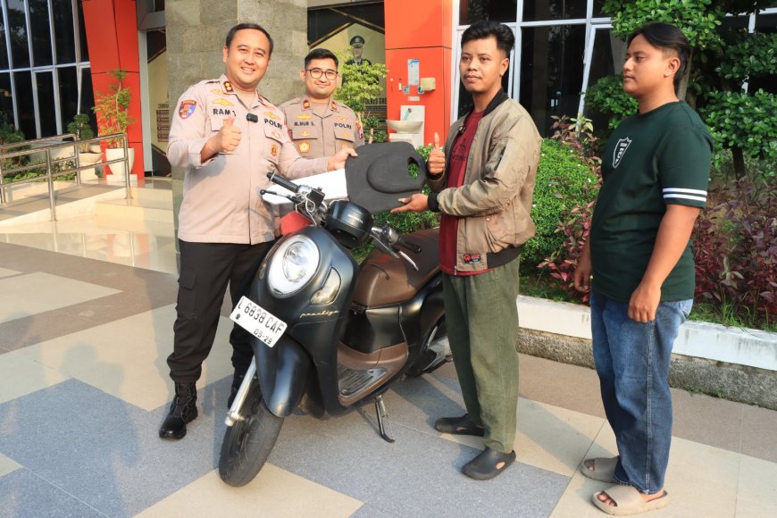 Tiga Motor Korban Curanmor Kembali Berkat Kerja Keras Polisi